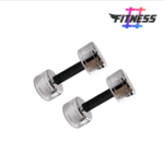 Fixed Steel Chrome Dumbbells (7.5X2 =15kg) Set For Home Gym Workout