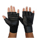 HASHTAG FITNESS Leather Gloves for Weight Lifting