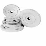 HASHTAG FITNESS Chrome Steel Plates 30kg for Easy Exercise