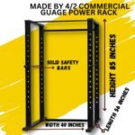 HASHTAG FITNESS Power Squat Rack for Home Gym Made by 4 X 2 (Gym Power Rack & Gym equipments for Home)  Amazon.in: Sports, Fitness & Outdoors - Image 3